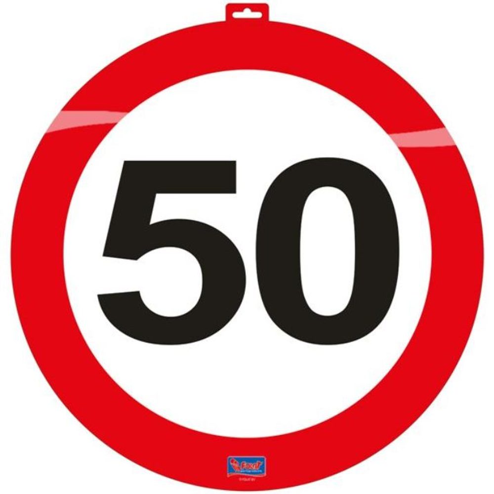 Közlekedési tábla dekoráció 50