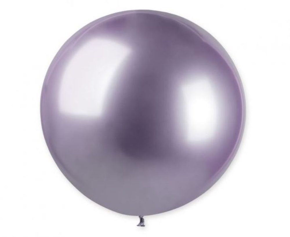 Chromált ballon 80 cm - fényes lila 1 db - GoDan