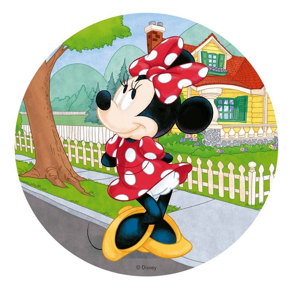 Ehető papír aranyos Minnie 20 cm - Dekora