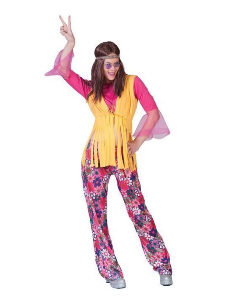 Hippie női jelmez - 60-as évek - S méret (34-36) - FUNNYFASHN