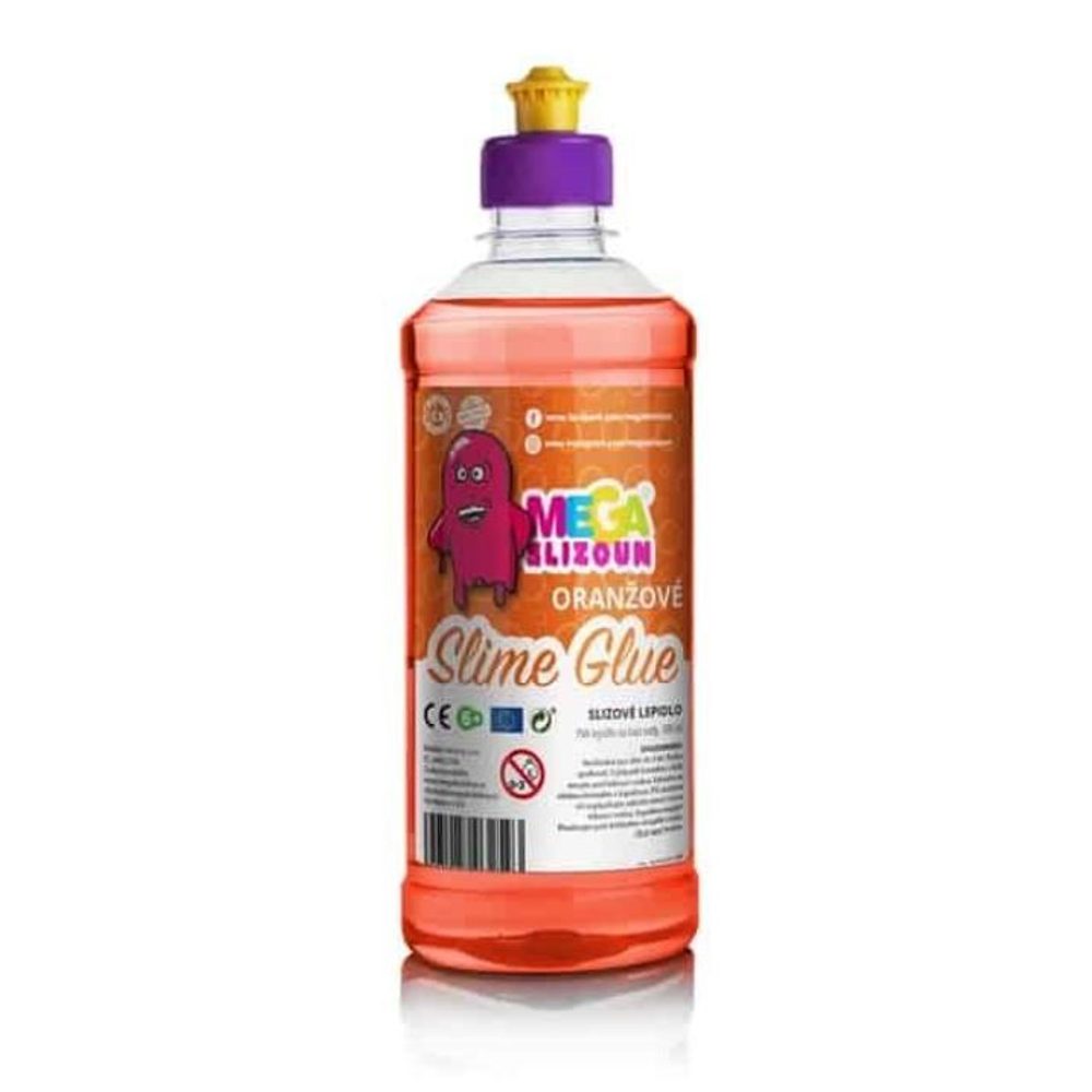 MEGASLIZOUN - PVA slime ragasztó NARANCS 500ml - Megabublina