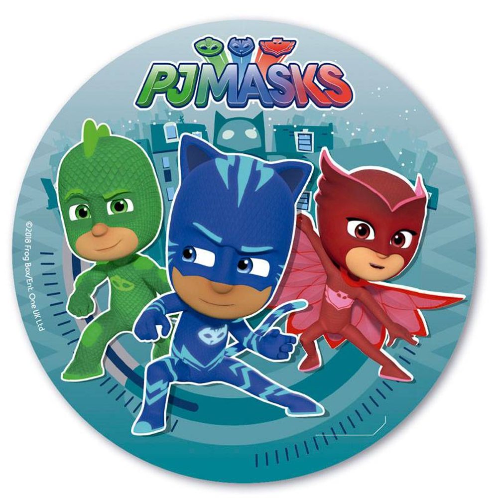 PJ Masks ehető papír 20 cm - Dekora