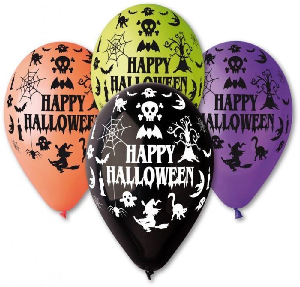 Pastel Halloween lufik - színes keverék - 30 cm (5 db) - SMART